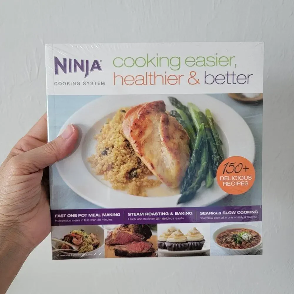Ninja Cookbook Cooking Easier Healthier & Better Recipe Book NEW